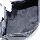 PRADA Accessory Pouch Nylon Black Silver Auth 145046-11