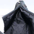 PRADA Accessory Pouch Nylon Black Silver Auth 145046-20