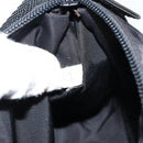 PRADA Accessory Pouch Nylon Black Silver Auth 145046-12