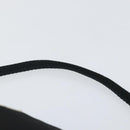 PRADA Accessory Pouch Nylon Black Silver Auth 145046-8