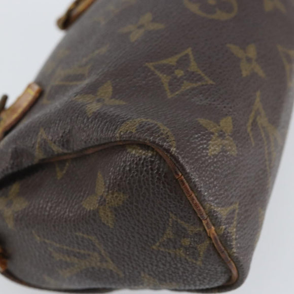 LOUIS VUITTON Monogram Mini Speedy Hand Bag M41534 LV Auth 145047