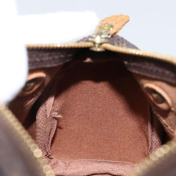 LOUIS VUITTON Monogram Mini Speedy Hand Bag M41534 LV Auth 145047