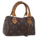 LOUIS VUITTON Monogram Mini Speedy Hand Bag M41534 LV Auth 145048-1