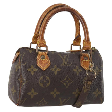 LOUIS VUITTON Monogram Mini Speedy Hand Bag M41534 LV Auth 145048