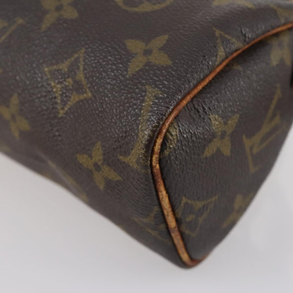 LOUIS VUITTON Monogram Mini Speedy Hand Bag M41534 LV Auth 145048