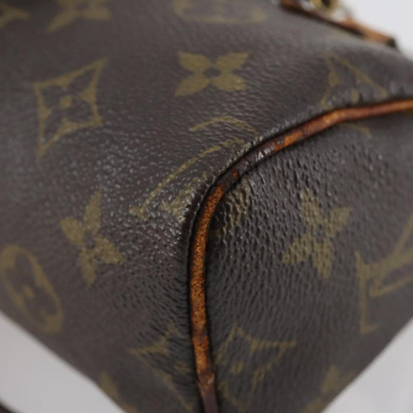 LOUIS VUITTON Monogram Mini Speedy Hand Bag M41534 LV Auth 145048