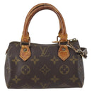 LOUIS VUITTON Monogram Mini Speedy Hand Bag M41534 LV Auth 145048-13