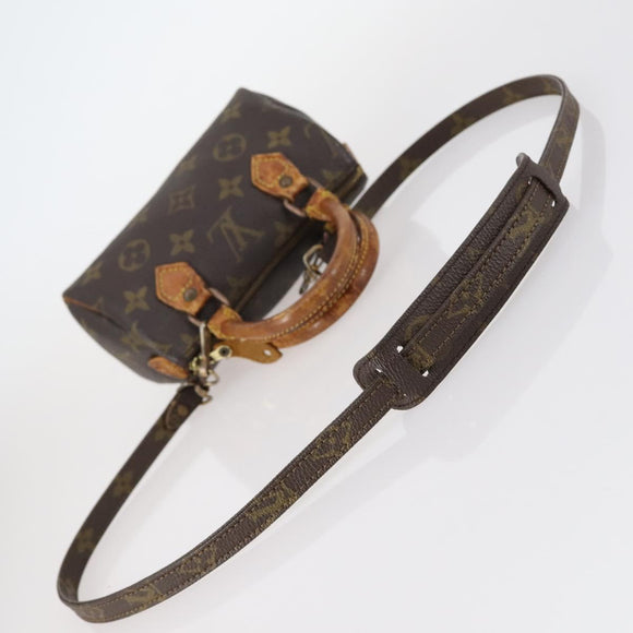 LOUIS VUITTON Monogram Mini Speedy Hand Bag M41534 LV Auth 145048