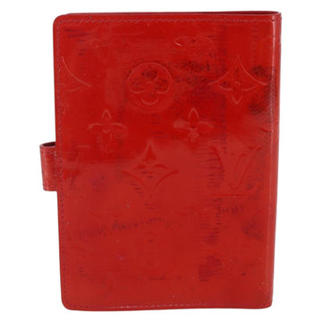 LOUIS VUITTON Monogram Vernis Agenda PM Planner Cover Rouge R21003 Auth 145054 - 0