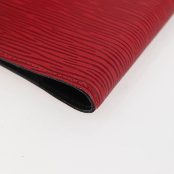 LOUIS VUITTON Epi Agenda PM Day Planner Cover Red R20057 LV Auth 145055