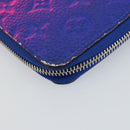 LOUIS VUITTON Illusion Zippy Wallet Vertical NM Wallet Pink M81243 Auth 145059-16