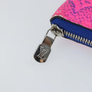 LOUIS VUITTON Illusion Zippy Wallet Vertical NM Wallet Pink M81243 Auth 145059-8