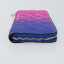 LOUIS VUITTON Illusion Zippy Wallet Vertical NM Wallet Pink M81243 Auth 145059-6