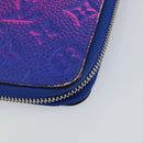 LOUIS VUITTON Illusion Zippy Wallet Vertical NM Wallet Pink M81243 Auth 145059-7