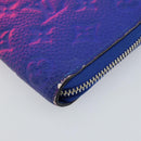 LOUIS VUITTON Illusion Zippy Wallet Vertical NM Wallet Pink M81243 Auth 145059-14