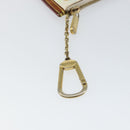 LOUIS VUITTON Multicolor Pochette Cles Coin Purse White M92655 LV Auth 145061-8