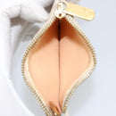 LOUIS VUITTON Multicolor Pochette Cles Coin Purse White M92655 LV Auth 145061-11