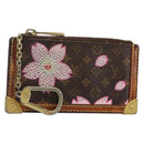 LOUIS VUITTON Monogram Cherry Blossom Pochette Cles Purse M92015 LV Auth 145062-1