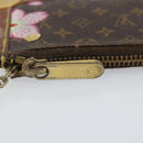 LOUIS VUITTON Monogram Cherry Blossom Pochette Cles Purse M92015 LV Auth 145062-9