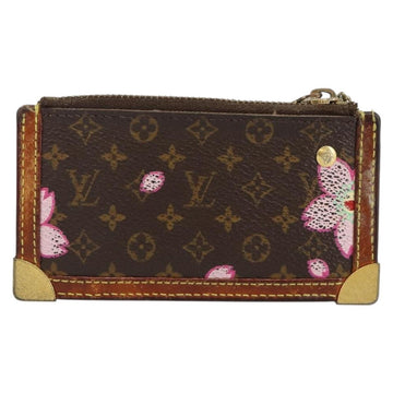 LOUIS VUITTON Monogram Cherry Blossom Pochette Cles Purse M92015 LV Auth 145062 - 0