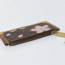 LOUIS VUITTON Monogram Cherry Blossom Pochette Cles Purse M92015 LV Auth 145062-5