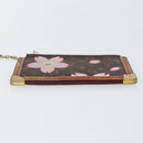 LOUIS VUITTON Monogram Cherry Blossom Pochette Cles Purse M92015 LV Auth 145062-6