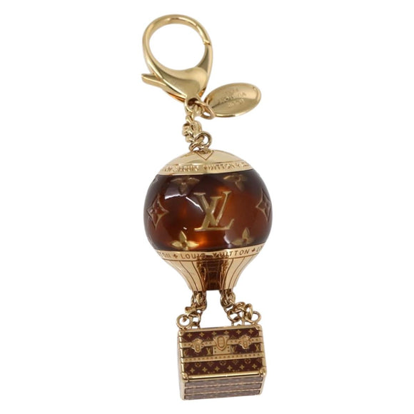 LOUIS VUITTON BijouxSac Montgolfier Charm metal Gold M66370 LV Auth 145064A