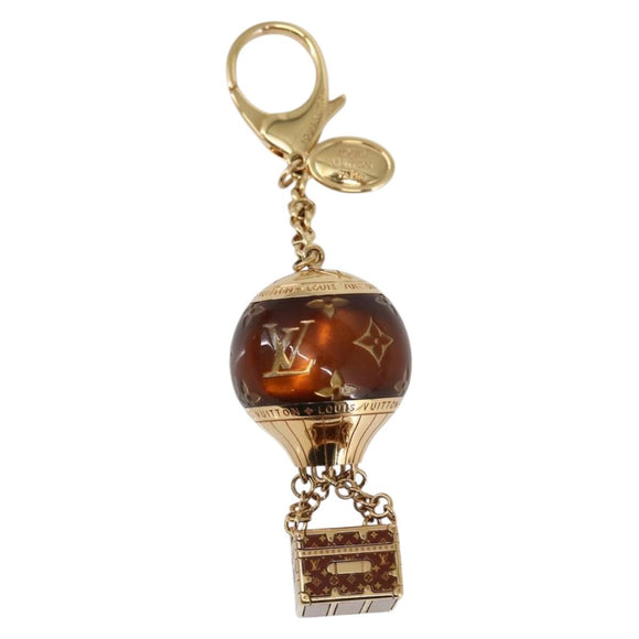 LOUIS VUITTON BijouxSac Montgolfier Charm metal Gold M66370 LV Auth 145064A