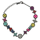 LOUIS VUITTON Bracelet Monogram Party Bracelet metal Black M0932A Auth 145065AM-13