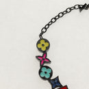 LOUIS VUITTON Bracelet Monogram Party Bracelet metal Black M0932A Auth 145065AM-3