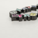 LOUIS VUITTON Bracelet Monogram Party Bracelet metal Black M0932A Auth 145065AM-8
