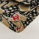 CHANEL Matelasse Chain Shoulder Bag Satin Beige Gold CC Auth 145067SAM-16