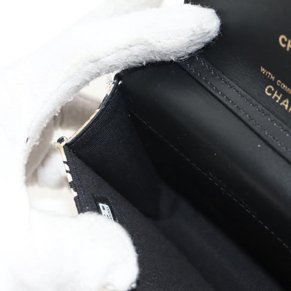 CHANEL Matelasse Chain Shoulder Bag Satin Beige Gold CC Auth 145067SAM