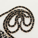 CHANEL Matelasse Chain Shoulder Bag Satin Beige Gold CC Auth 145067SAM-8