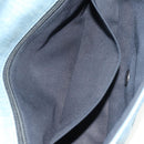 CHANEL Coco Perfume Chain Shoulder Bag Denim Light Blue CC Auth 145068AV-27