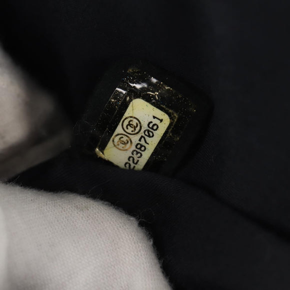 CHANEL Coco Perfume Chain Shoulder Bag Denim Light Blue CC Auth 145068AV