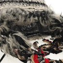 CHANEL Chain COCO Mark Shoulder Bag Tweed Black Silver CC Auth 145069AV-6