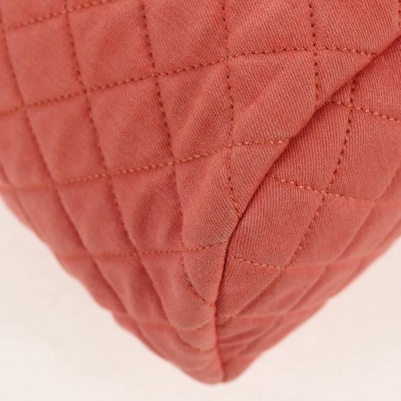 CHANEL Matelasse Backpack Denim Pink Gold CC Auth 145070SAM