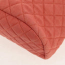 CHANEL Matelasse Backpack Denim Pink Gold CC Auth 145070SAM-19
