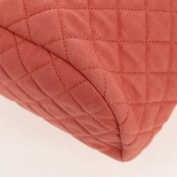 CHANEL Matelasse Backpack Denim Pink Gold CC Auth 145070SAM