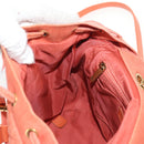 CHANEL Matelasse Backpack Denim Pink Gold CC Auth 145070AM-29