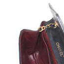 CHANEL Matelasse Chain Shoulder Bag Leather Black Gold CC Auth 145073-25