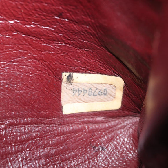 CHANEL Matelasse Chain Shoulder Bag Leather Black Gold CC Auth 145073