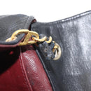 CHANEL Matelasse Chain Shoulder Bag Leather Black Gold CC Auth 145073-24