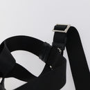 PRADA Backpack Nylon Black Silver Auth 145074-15