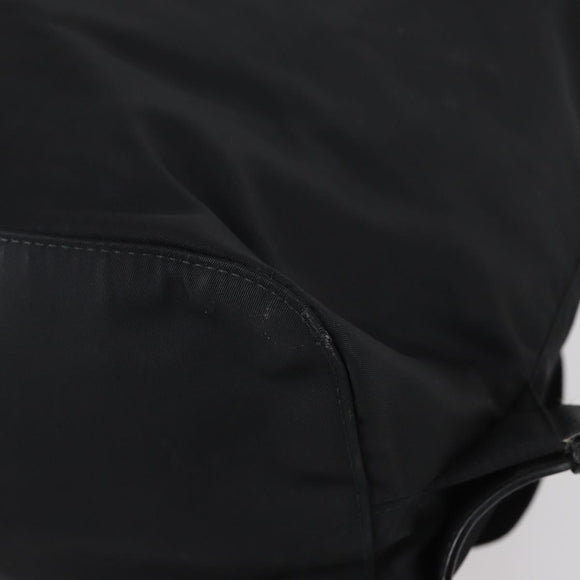 PRADA Backpack Nylon Black Silver Auth 145074