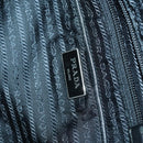 PRADA Backpack Nylon Black Silver Auth 145074-23