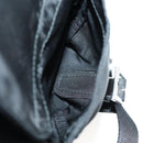 PRADA Backpack Nylon Black Silver Auth 145074-27