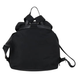 PRADA Backpack Nylon Black Silver Auth 145074 - 0