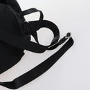 PRADA Backpack Nylon Black Silver Auth 145074-8